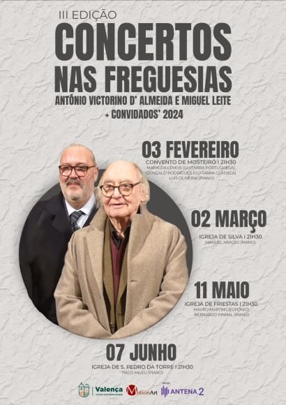 Maestro Victorino d&rsquo;Almeida d&aacute; concertos gratuitos pelas freguesias de Valen&ccedil;a